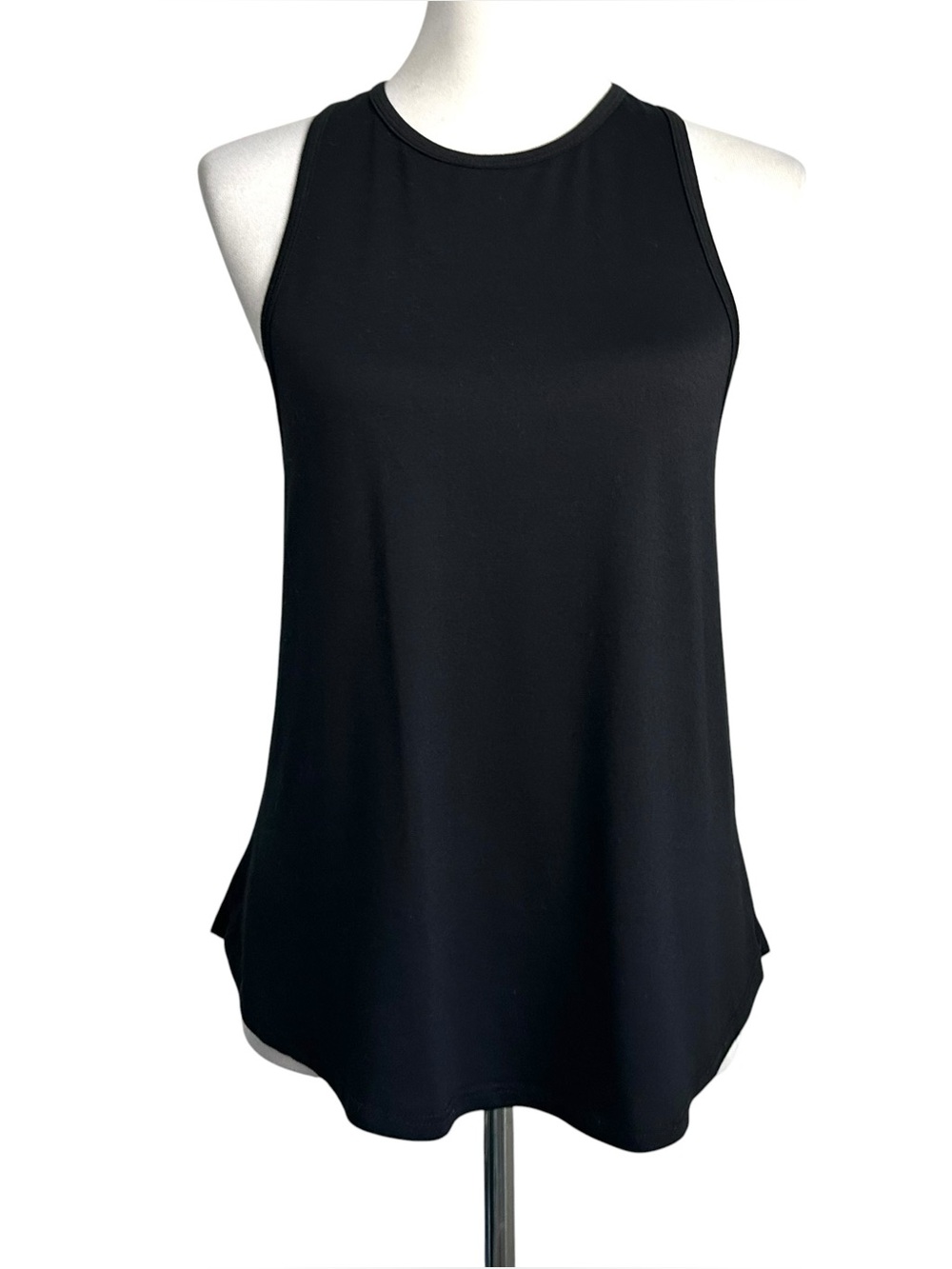 Carbon38 Womens Racerback Tank Top Sz XS Black Activewear